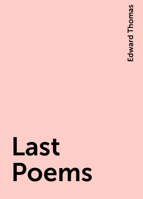 Last Poems