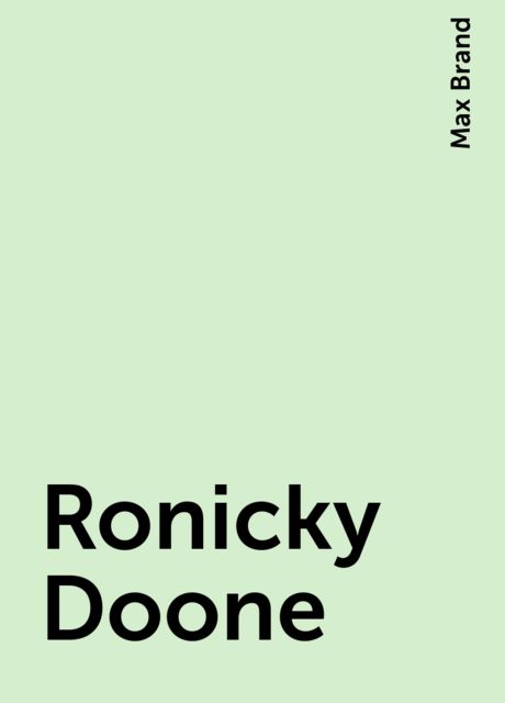 Ronicky Doone