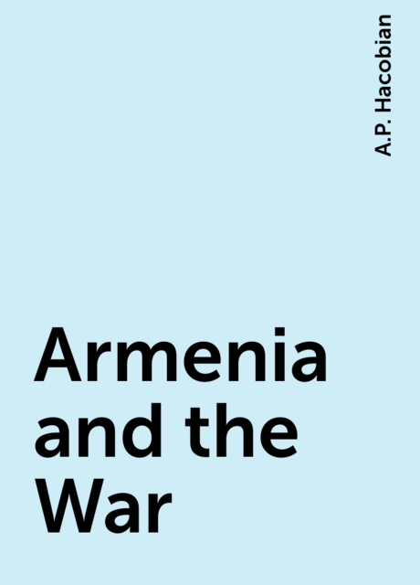 Armenia and the War