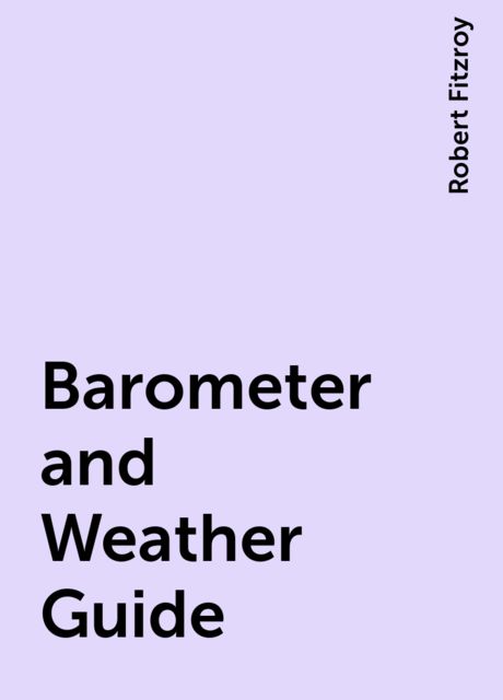 Barometer and Weather Guide