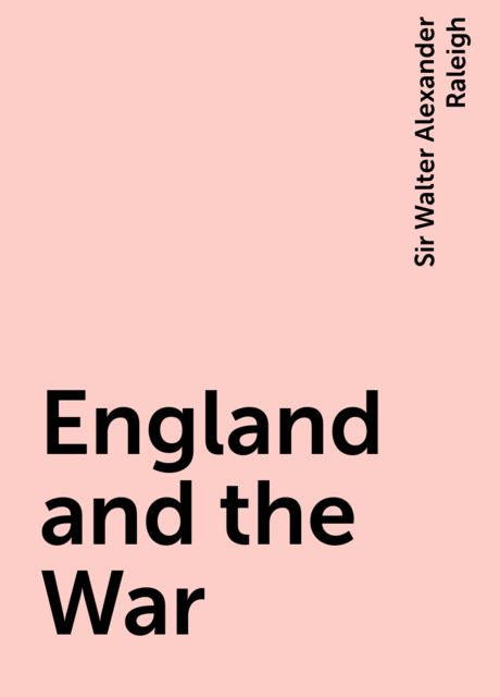 England and the War