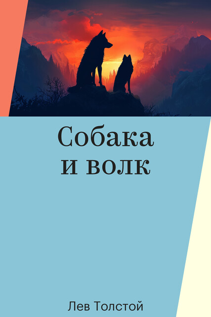 Собака и волк, Лев Толстой