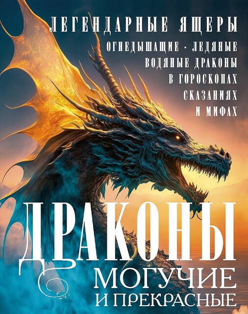 Драконы могучие и прекрасные. Легендарные ящеры. Огнедышащие, ледяные, водяные драконы в гороскопах, сказаниях и мифах
