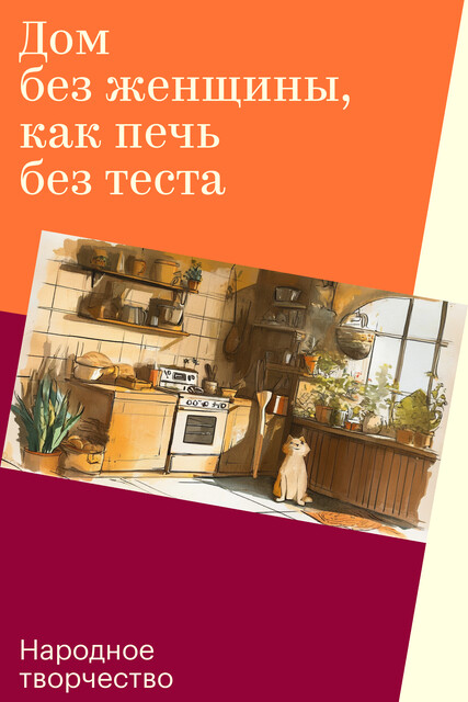 Дом без женщины, как печь без теста