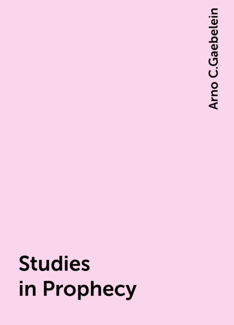 Studies in Prophecy