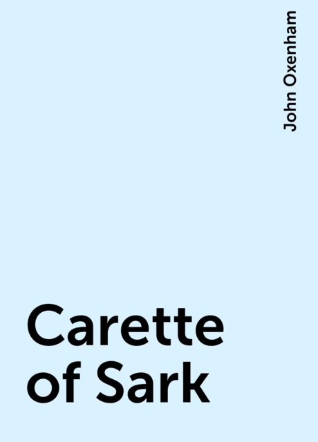 Carette of Sark