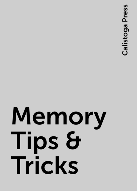 Memory Tips & Tricks