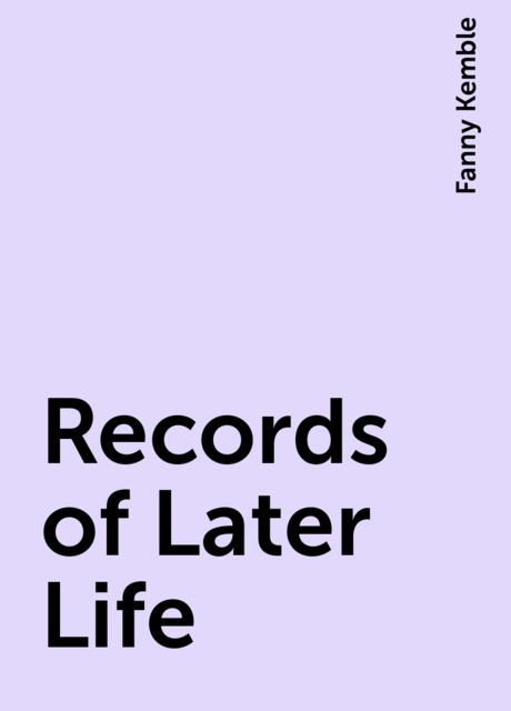 Records of Later Life