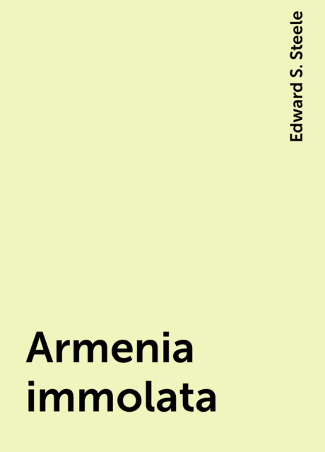 Armenia immolata