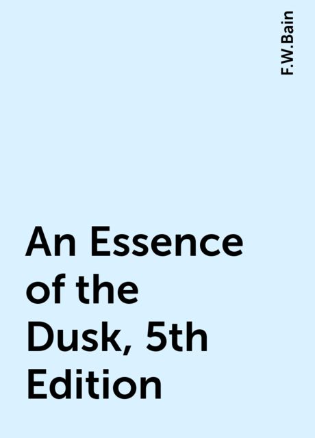 An Essence of the Dusk, 5th Edition