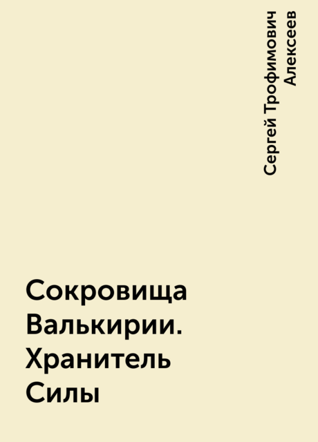 Сокровища Валькирии. Хранитель Силы