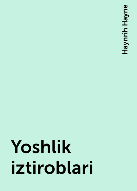Yoshlik iztiroblari