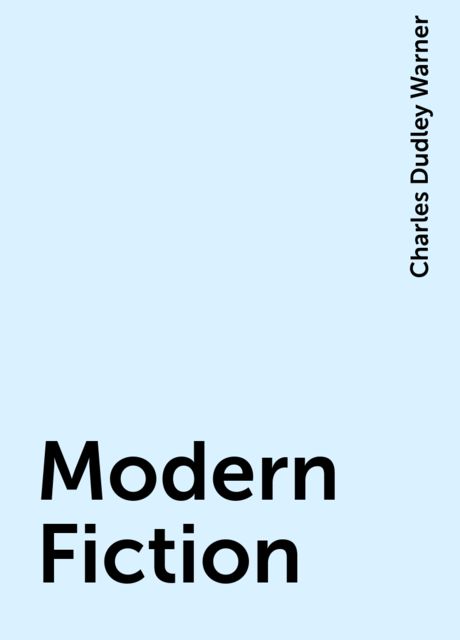 Modern Fiction