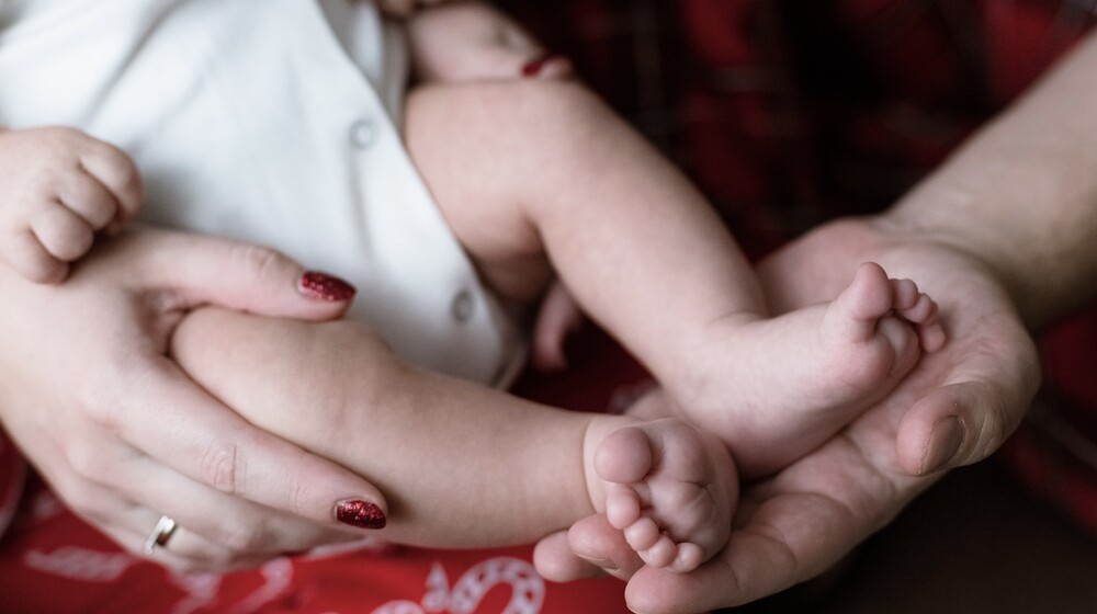 С младенцем до 1 года