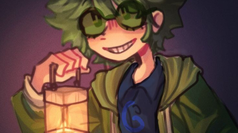 Бу испугался 👻