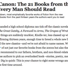 GQ: The 21 Books From the 21st Century Every Man Should Read