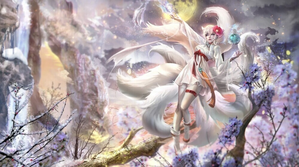 Девочка с лисьим хвостом