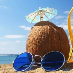 Лето (пальмы и песок)