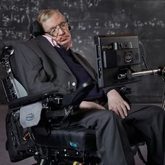 Стивен Хокинг                                                (8 января 1942 г. - 14 марта 2018 г.)