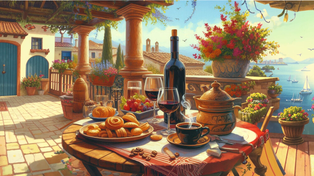 Кофе, вино, кулинария и садоводство