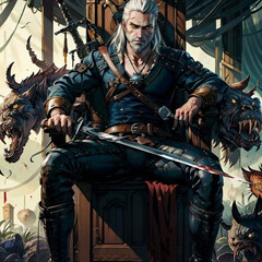 Ведьмак (озвучил Всеволод Кузнецов)