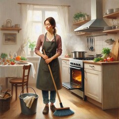 «Искусство домашней хозяйки: уборка и готовка»