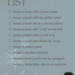 winter reading list