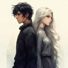 Параллельное повествование 
(Женское Фентези)