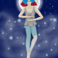 Динь читала