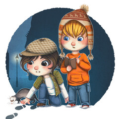 Детям детектив