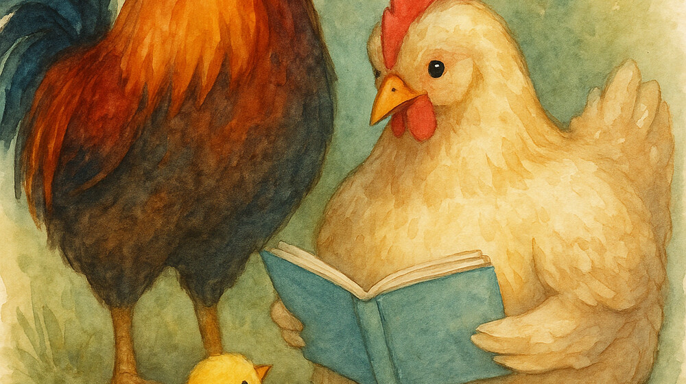 Курочки и петушки 🐣