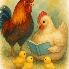 Курочки и петушки 🐣