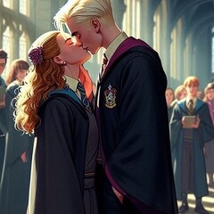 Гермиона и Драко💔