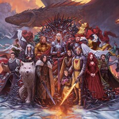 Джордж Рэймонд Ричард Мартин - Песнь Льда и Огня (Песнь Льда и Пламени) [Фэнтези]