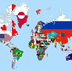 Страны, города, места