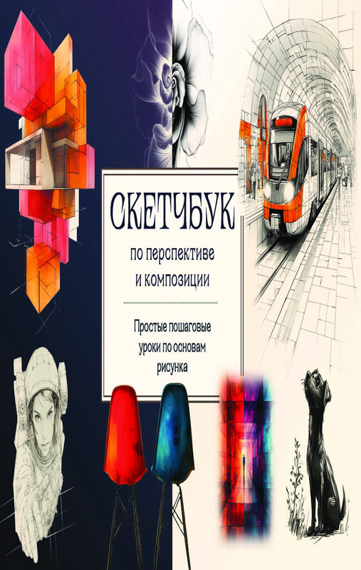 Скетчбук по перспективе и композиции. Простые пошаговые уроки по основам рисунка