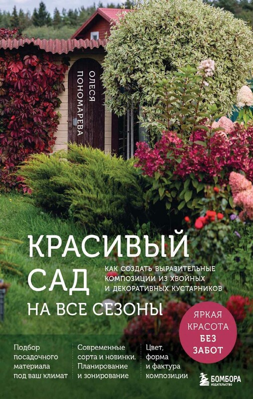 Красивый сад на все сезоны. Как создать выразительные композиции из хвойных и декоративных кустарников
