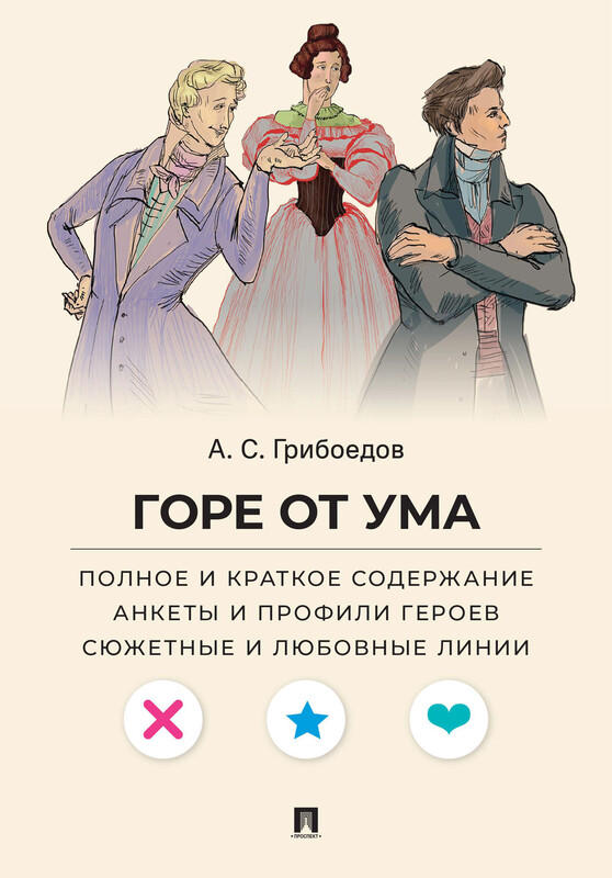 А. С. Грибоедов. Горе от ума. Полное и краткое содержание. Анкеты и профили героев. Сюжетные и любовные линии