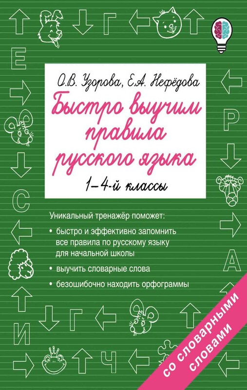 Быстро выучим правила русского языка. 1-4-й классы