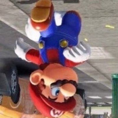 марио гуляет по небу